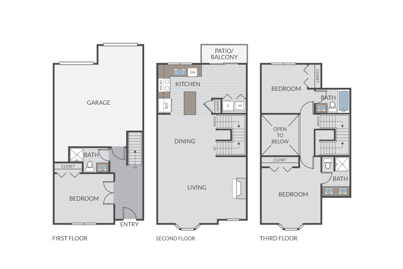 Mariposa Townhome floor plan